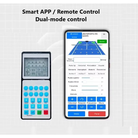 Machine à balles padel pro grande capacité contrôle app – Vantara Padel 